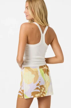 Alyssa Leah Tropical Woven Short Skirt