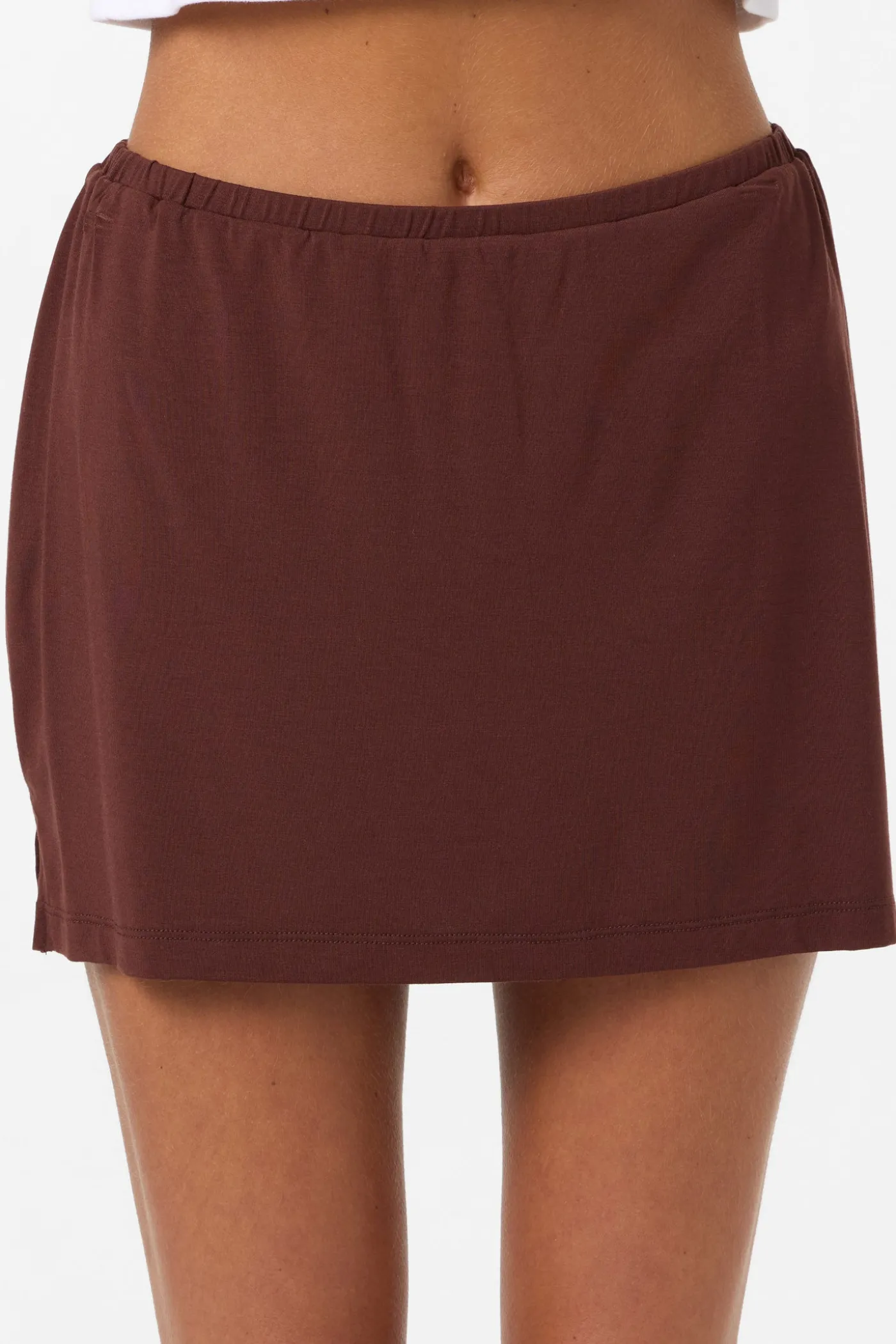 Alyssa Solid Knit Short Skirt