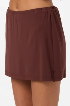 Alyssa Solid Knit Short Skirt