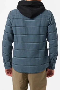 Archer Hooded Flannel Standard Fit Long Sleeve Shirt