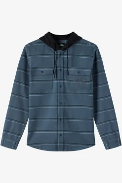 Archer Hooded Flannel Standard Fit Long Sleeve Shirt