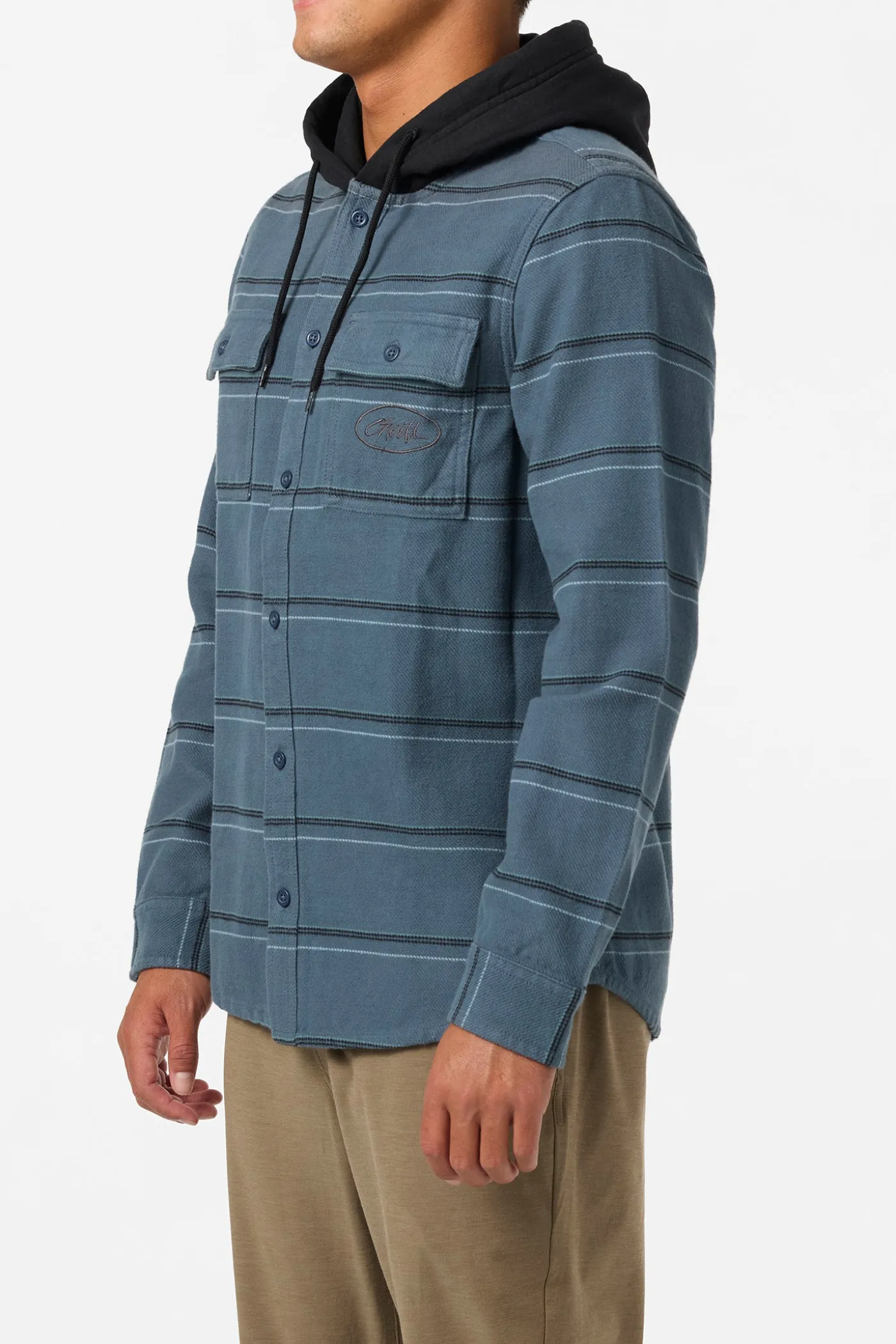Archer Hooded Flannel Standard Fit Long Sleeve Shirt