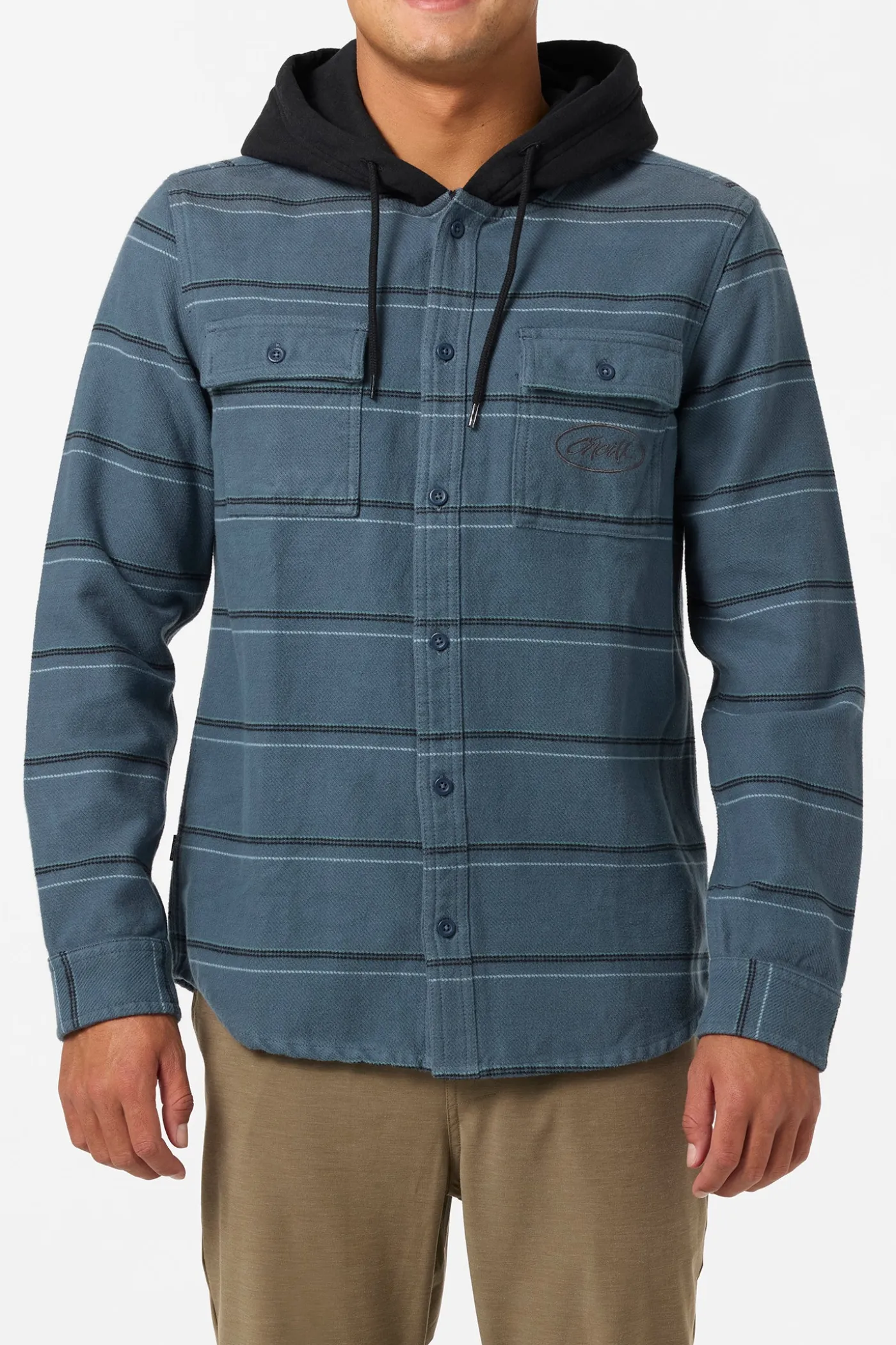 Archer Hooded Flannel Standard Fit Long Sleeve Shirt