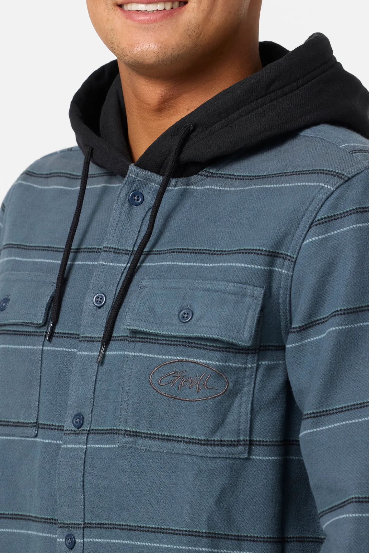 Archer Hooded Flannel Standard Fit Long Sleeve Shirt
