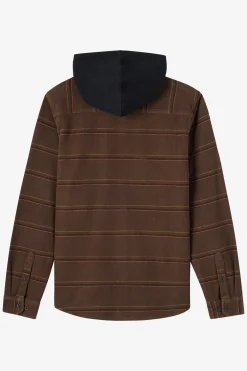 Archer Hooded Flannel Standard Fit Long Sleeve Shirt