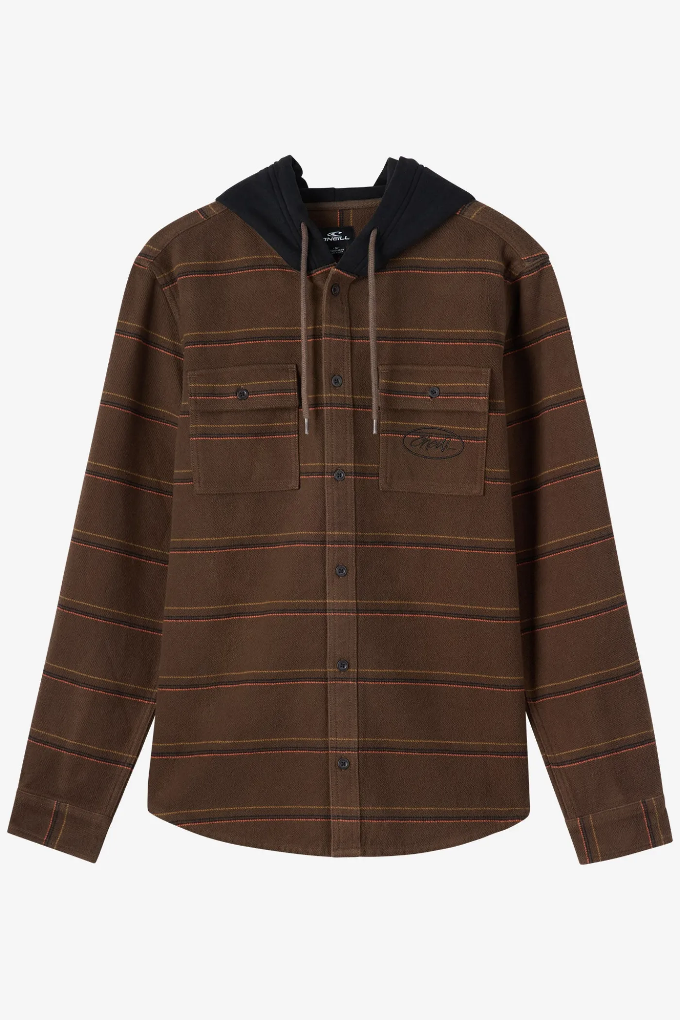 Archer Hooded Flannel Standard Fit Long Sleeve Shirt