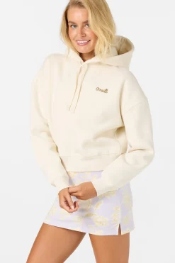 Arden Cropped Hoodie Pullover Fleece