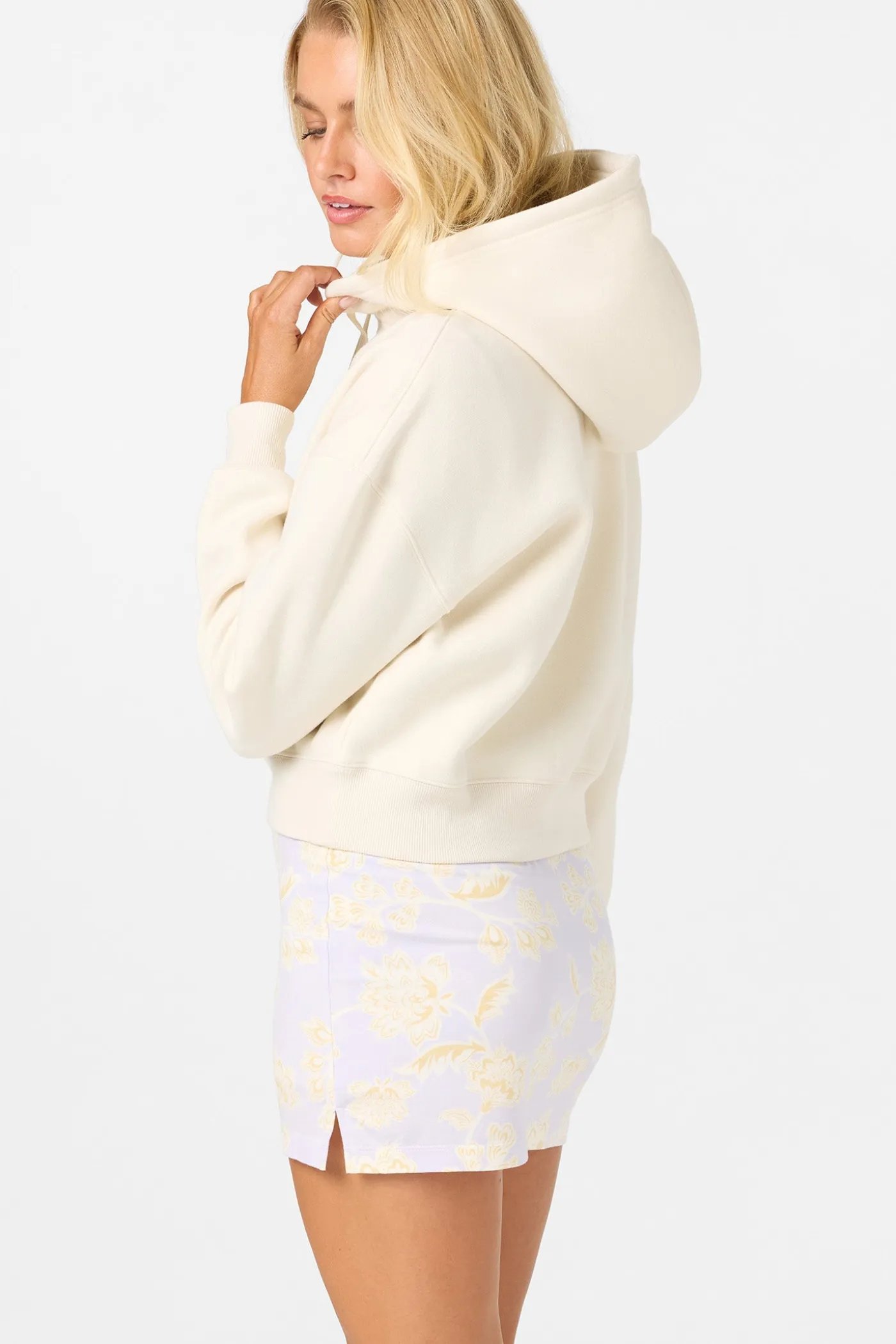 Arden Cropped Hoodie Pullover Fleece