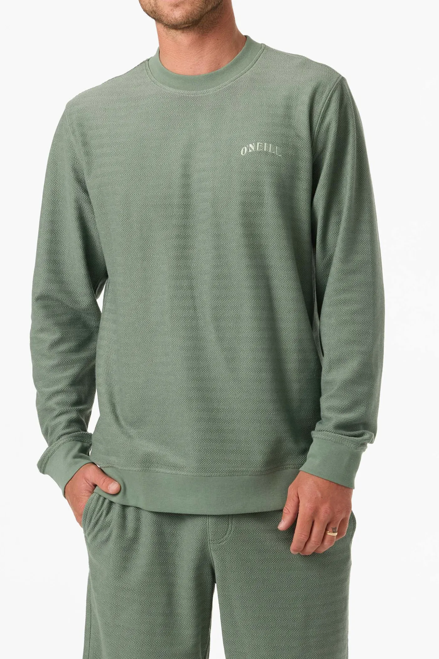 Bavaro Solid Crew Neck Fleece