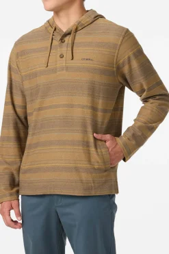 Bavaro Stripe Poncho Pullover Fleece