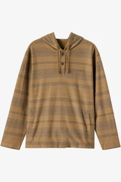 Bavaro Stripe Poncho Pullover Fleece