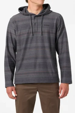 Bavaro Stripe Poncho Pullover Fleece