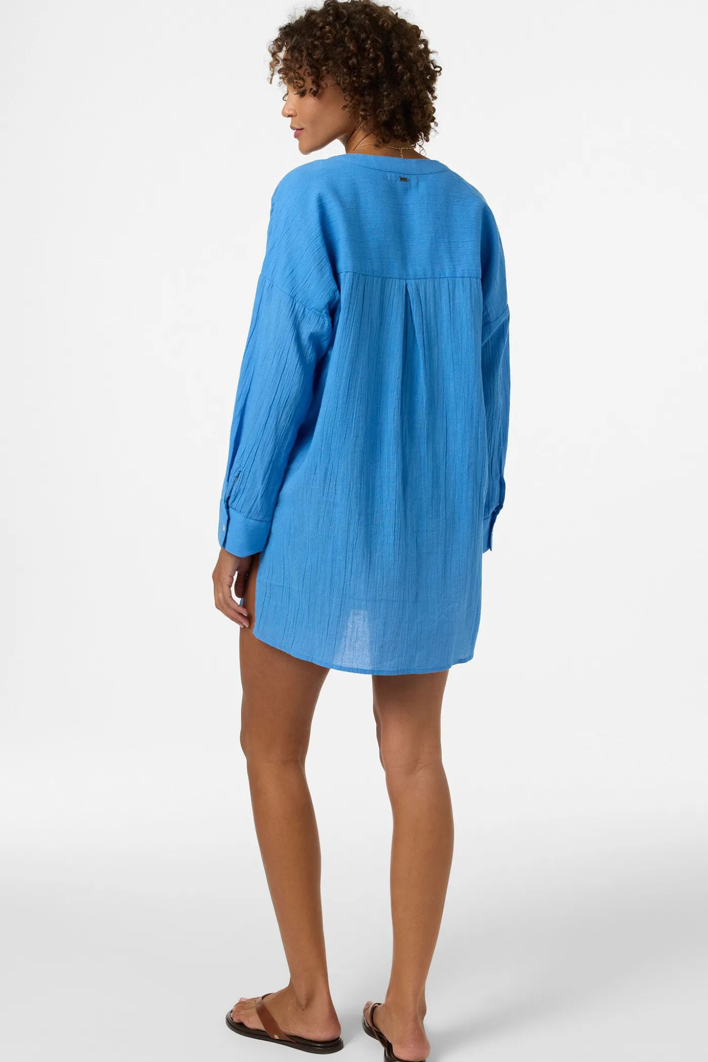 Belizin Long Sleeve Cover-Up Dress
