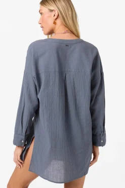 Belizin Long Sleeve Cover-Up Dress