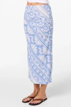 Bellamy Abstract Midi Skirt