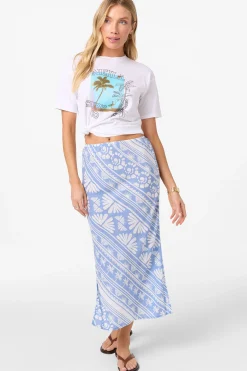 Bellamy Abstract Midi Skirt