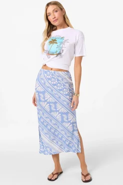 Bellamy Abstract Midi Skirt