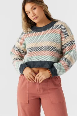 Billie Cropped Stripe Sweater