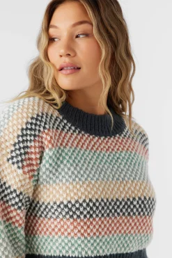 Billie Cropped Stripe Sweater
