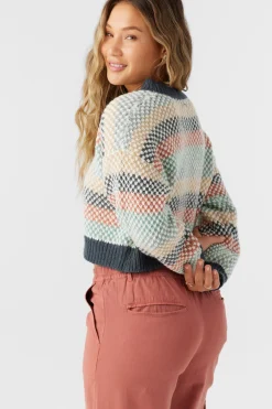 Billie Cropped Stripe Sweater