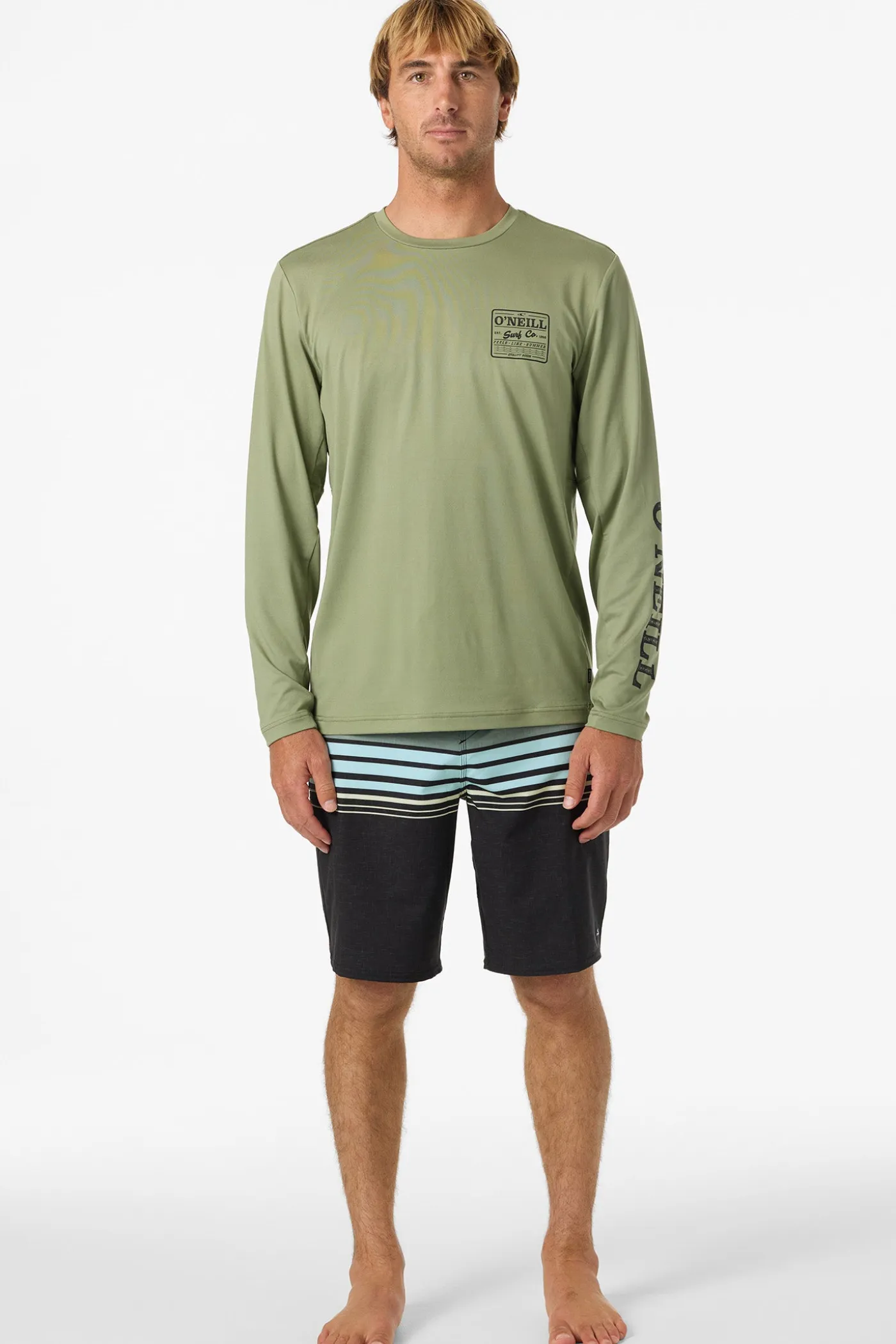 Block UPF Long Sleeve Tee