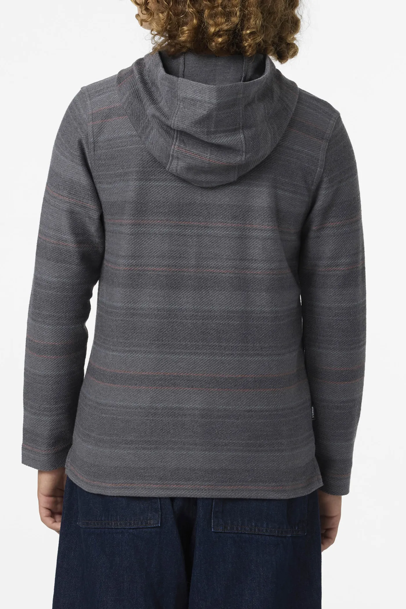 Boy's Bavaro Stripe Poncho Pullover Fleece