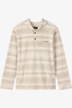 Boy's Bavaro Stripe Poncho Pullover Fleece