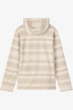 Boy's Bavaro Stripe Poncho Pullover Fleece