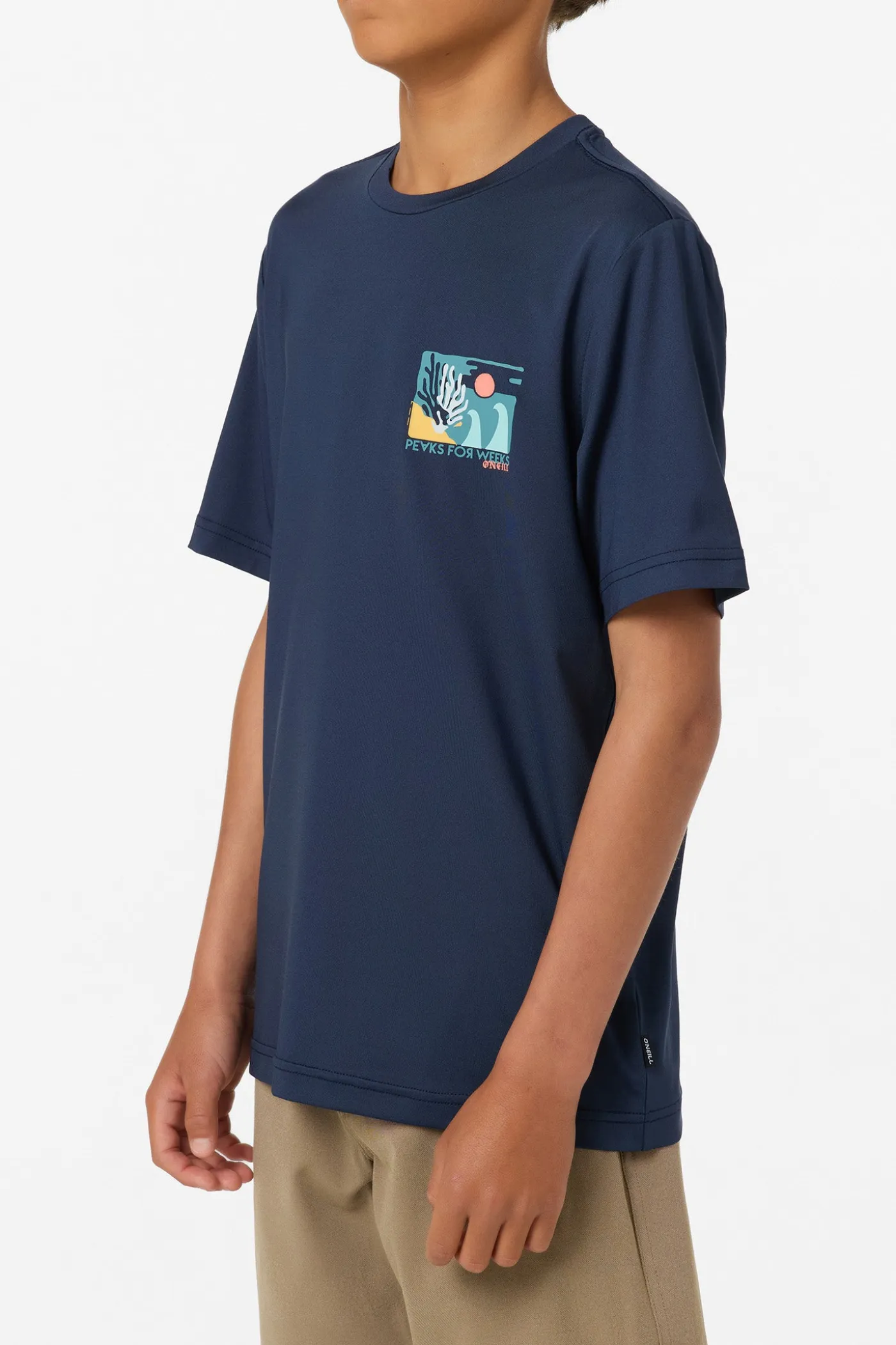 Boy's Coral UPF Tee