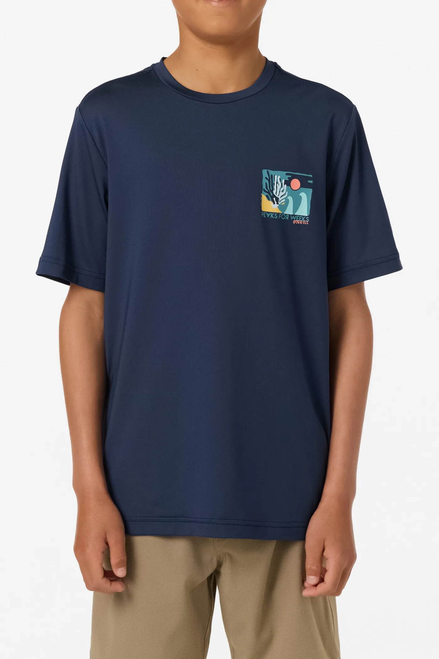 Boy's Coral UPF Tee