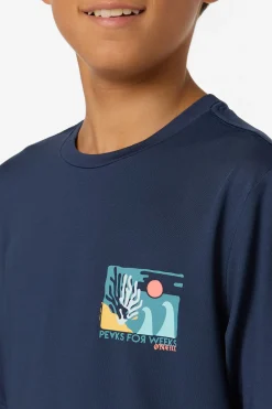 Boy's Coral UPF Tee