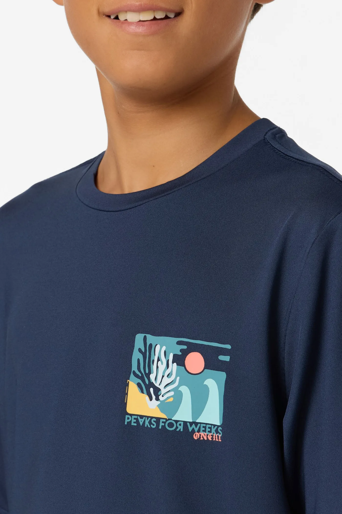 Boy's Coral UPF Tee