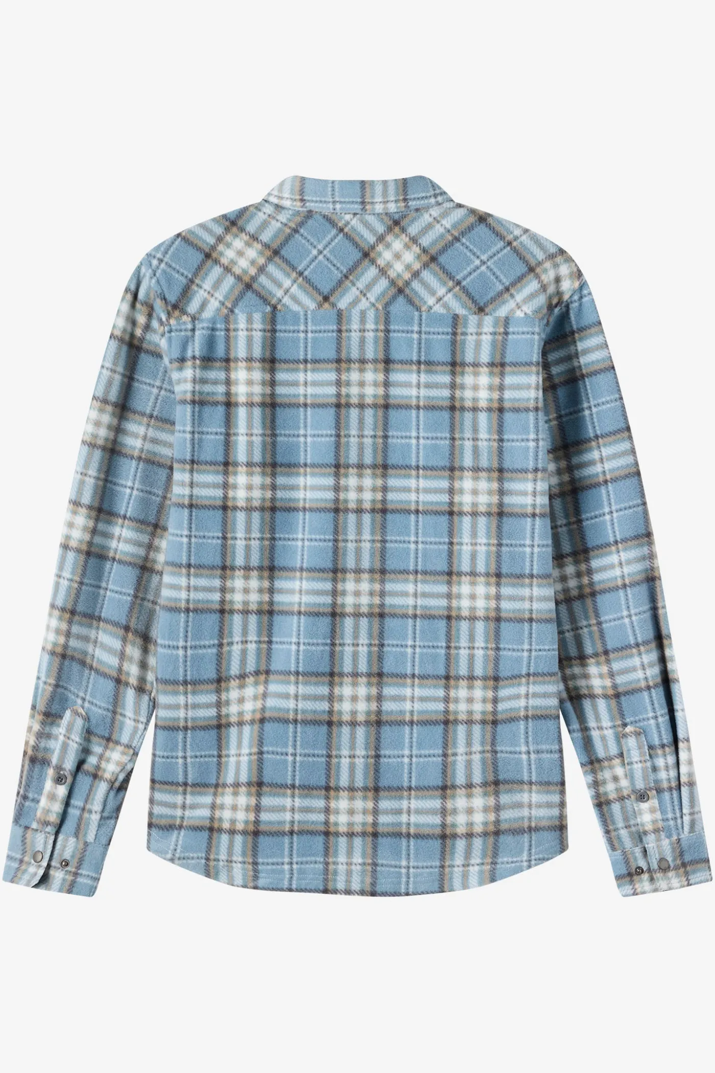 Boy's Glacier Plaid Superfleece Long Sleeve Shirt