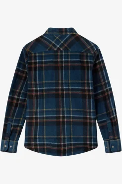 Boy's Glacier Plaid Superfleece Long Sleeve Shirt