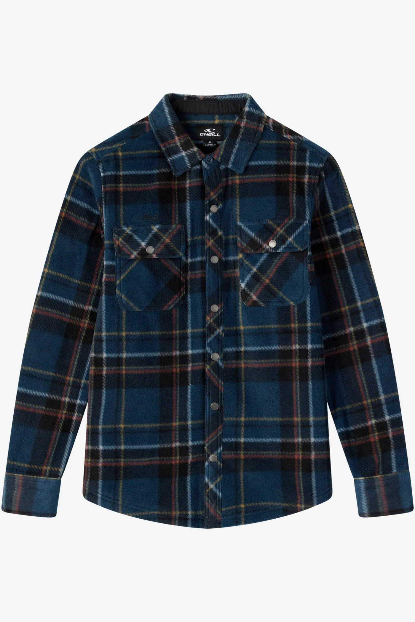 Boy's Glacier Plaid Superfleece Long Sleeve Shirt