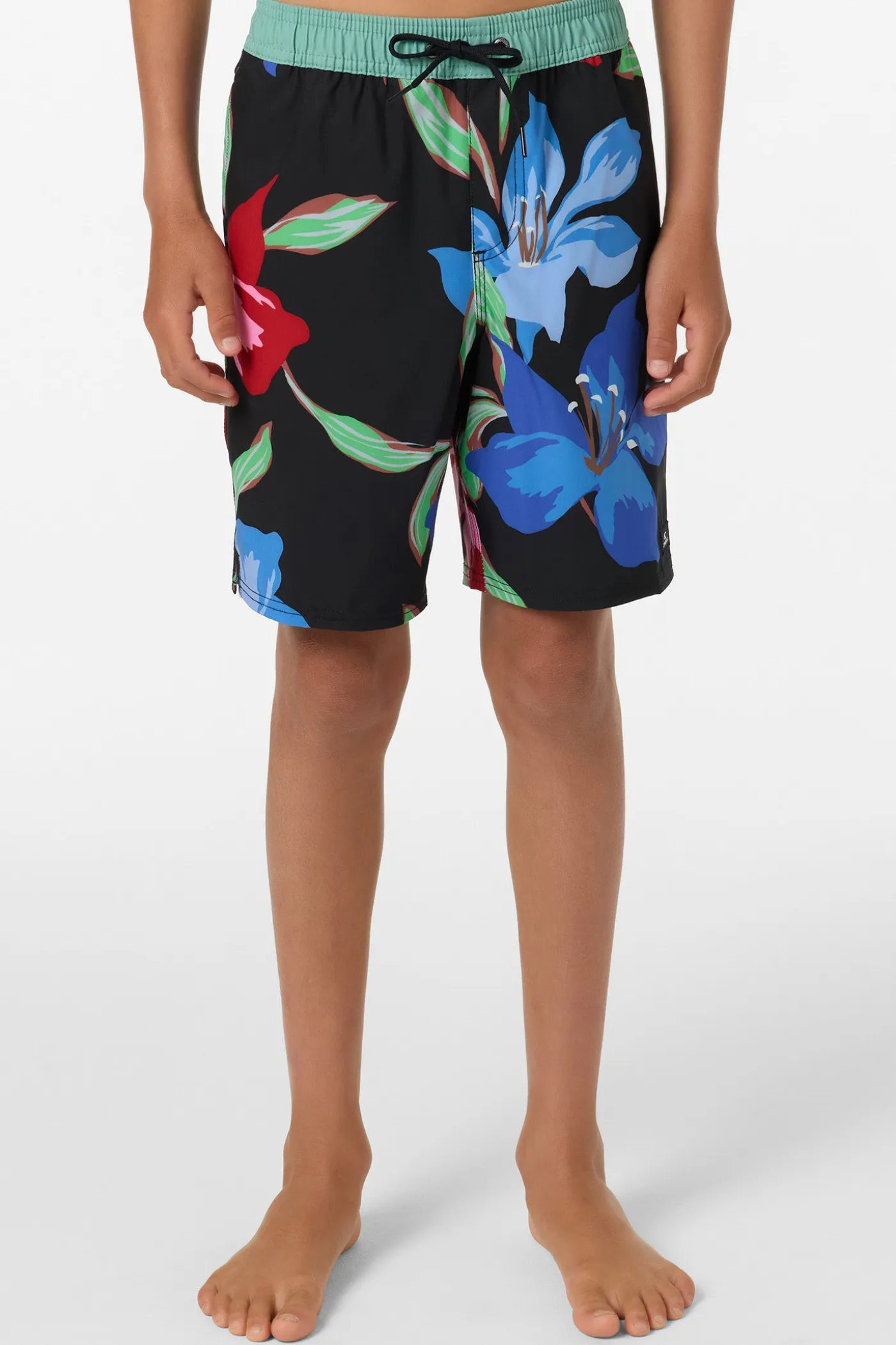 Boy's Hermosa Elastic Waist Lined 16" Swim Trunks