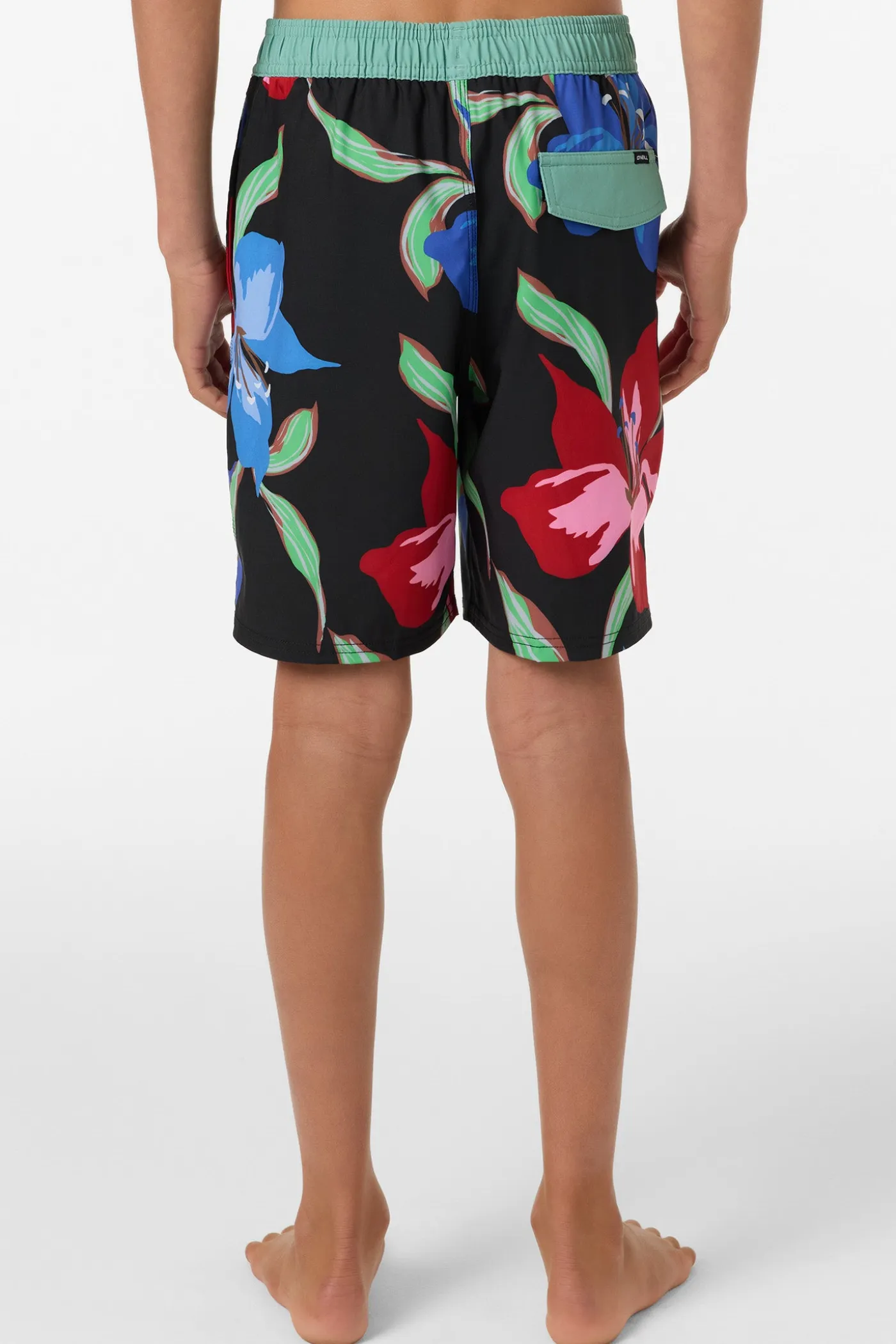 Boy's Hermosa Elastic Waist Lined 16" Swim Trunks