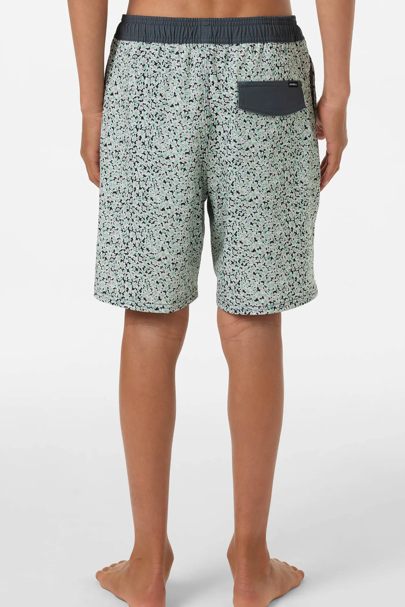 Boy's Hermosa Elastic Waist Lined 16" Swim Trunks