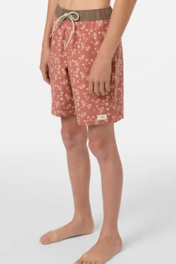 Boy's Hermosa Retro 16" Swim Trunks