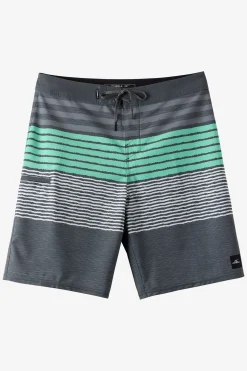 Boy's Hyperfreak Heat Stripe 17" Boardshorts