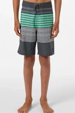 Boy's Hyperfreak Heat Stripe 17" Boardshorts