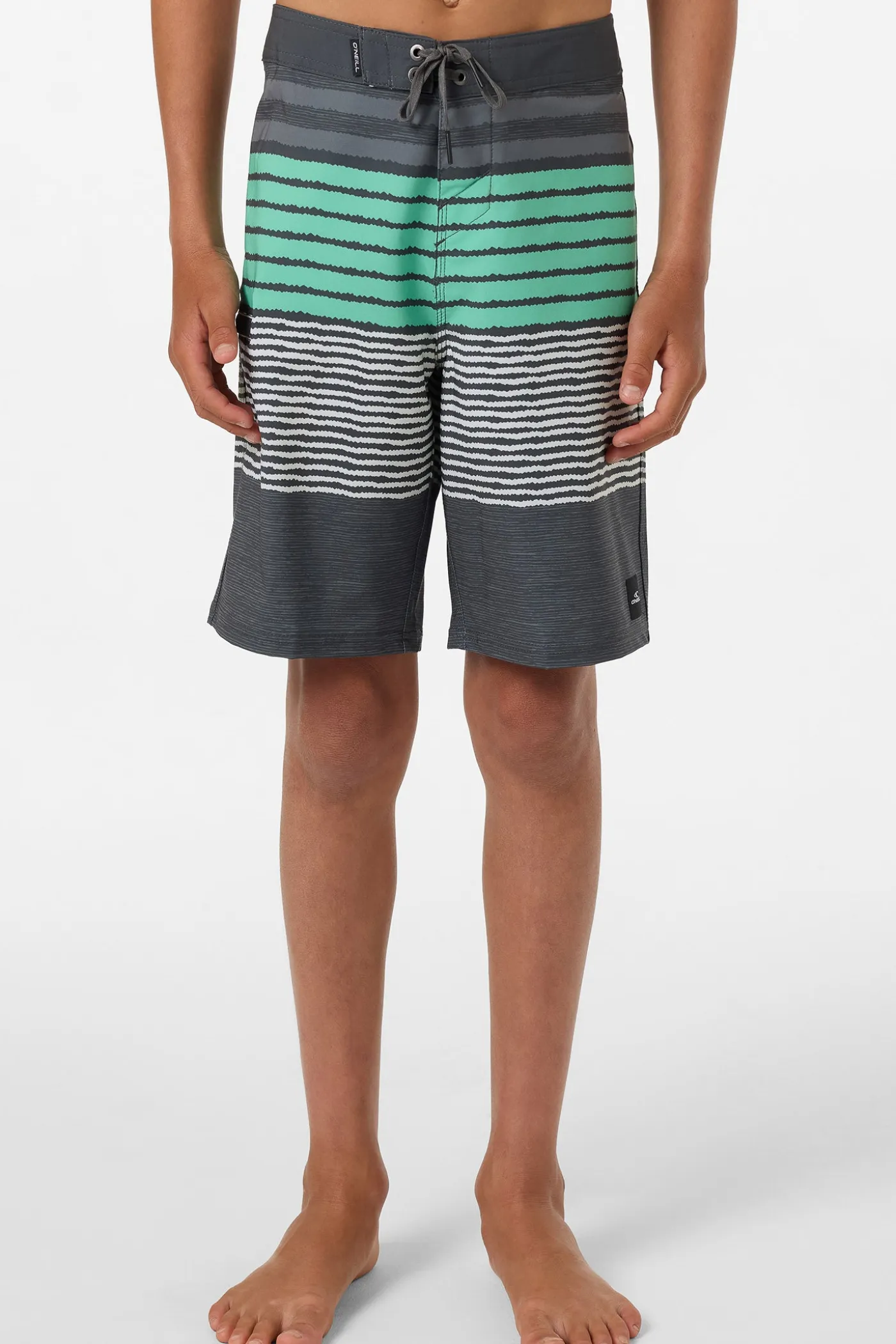 Boy's Hyperfreak Heat Stripe 17" Boardshorts