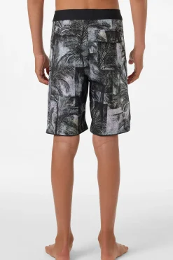 Boy's Hyperfreak Mysto Scallop 17" Boardshorts
