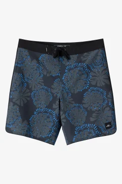 Boy's Hyperfreak Mysto Scallop 17" Boardshorts