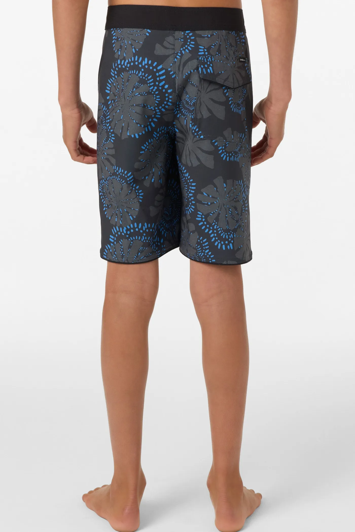 Boy's Hyperfreak Mysto Scallop 17" Boardshorts