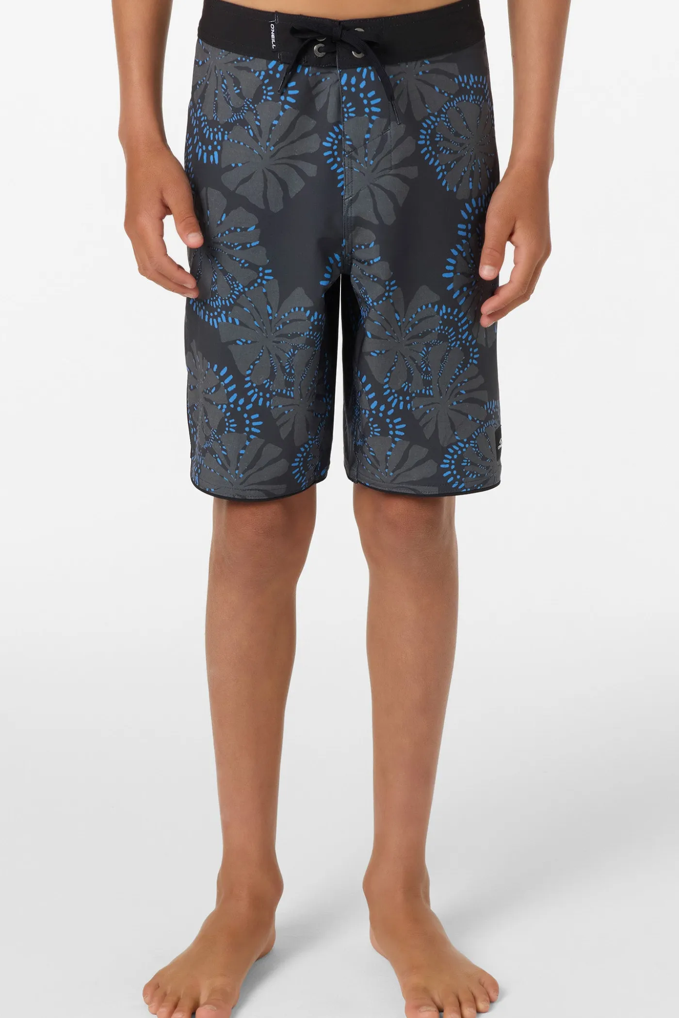 Boy's Hyperfreak Mysto Scallop 17" Boardshorts