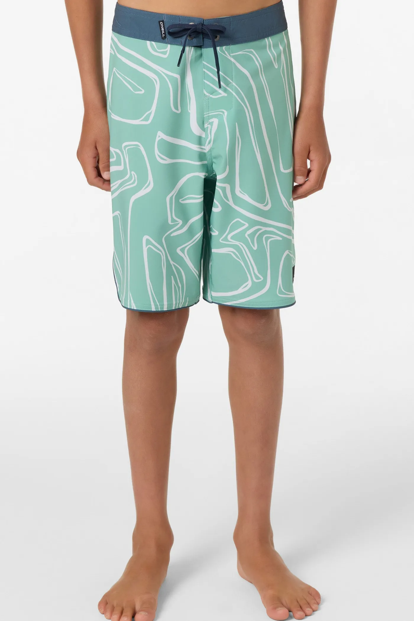 Boy's Hyperfreak Mysto Scallop 17" Boardshorts