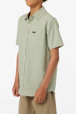Boy's Light Check Standard Fit Woven Shirt