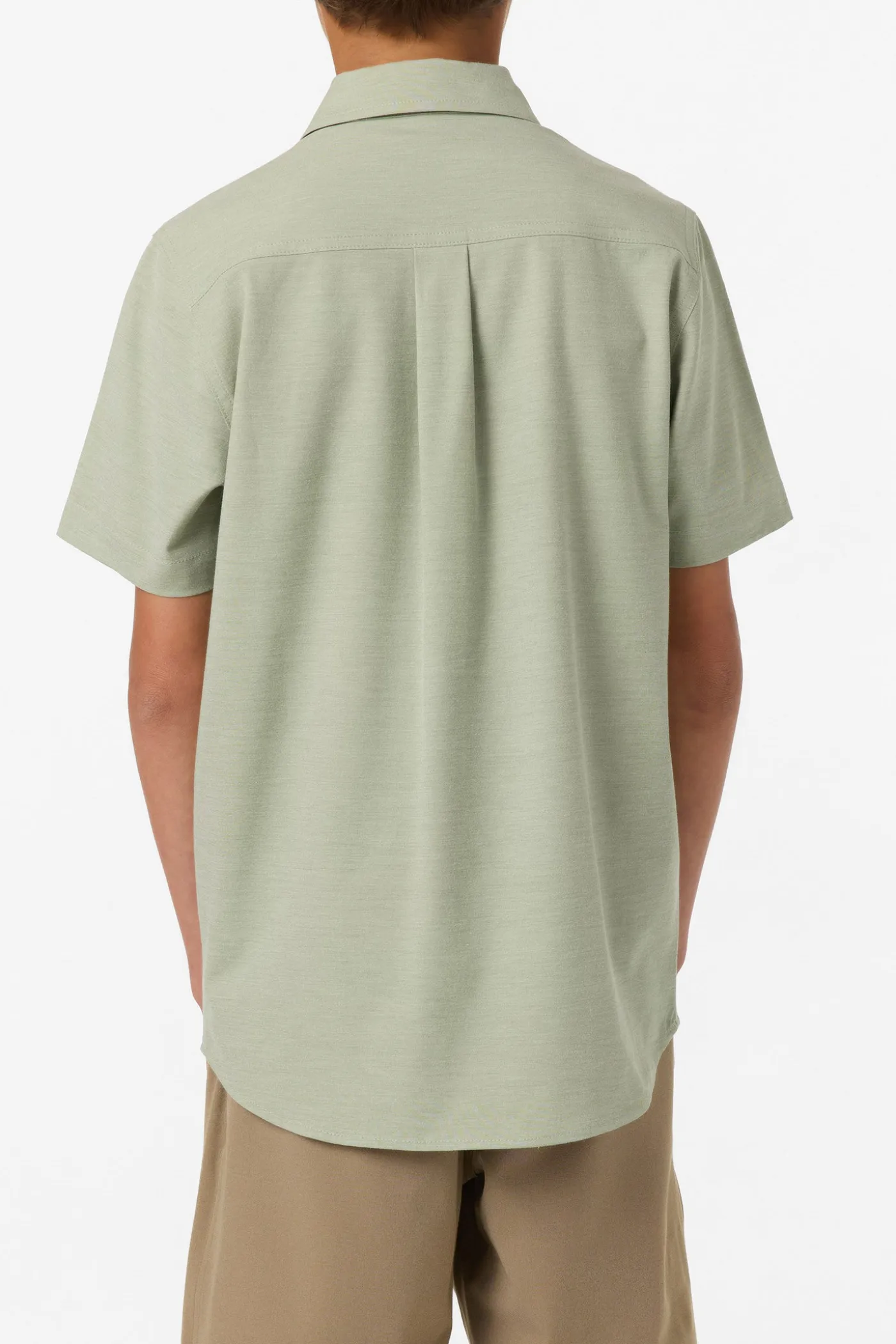 Boy's Light Check Standard Fit Woven Shirt