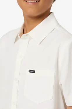 Boy's Light Check Standard Fit Woven Shirt